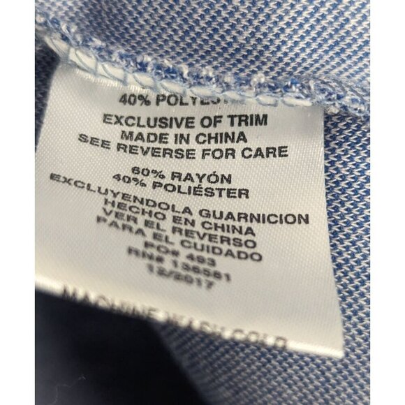 Nat Nast Luxury Originals Polo Shirt Men's Size Medium Blue Short Sleeve - Picture 6 of 6